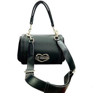 Love Moschino Faux Leather Shoulder Bag Retail $270